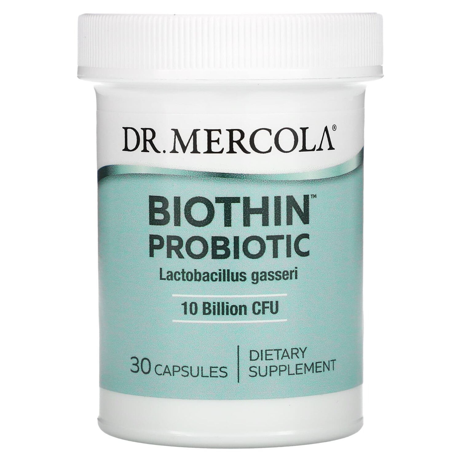 

Биотиновый пробиотик, лактобактерии гассери, 10 млрд КОЕ, 30 капсул, Dr. Mercola