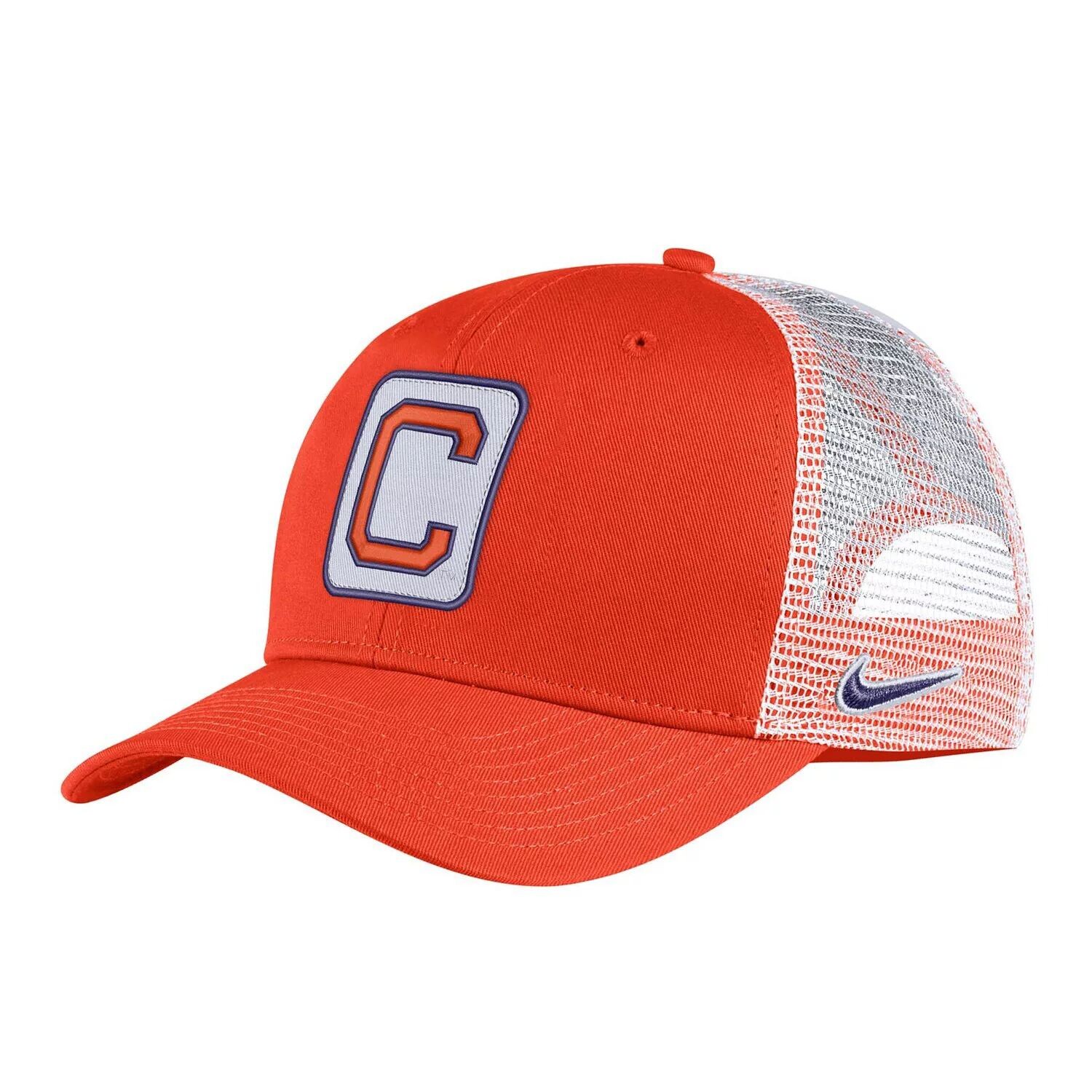 

Мужская кепка Nike Orange Clemson Tigers Classic99 Trucker Snapback
