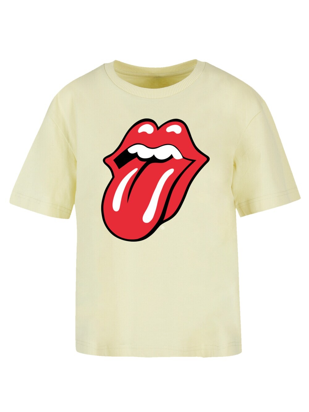 

Рубашка F4Nt4Stic The Rolling Stones Classic Tongue, светло-желтого