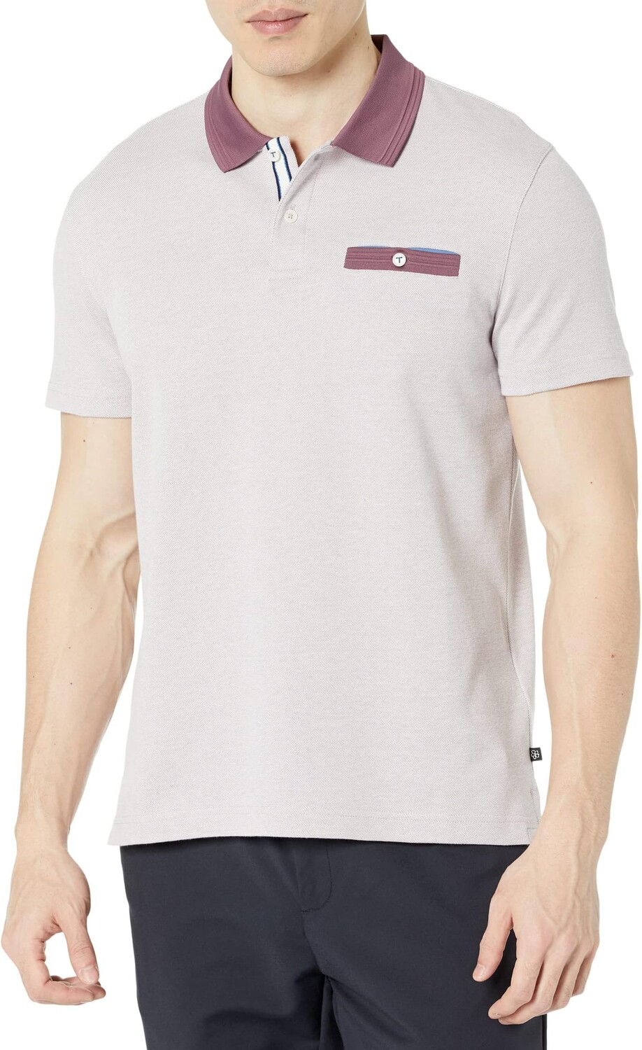 

Рубашка-поло Rancho Ted Baker, цвет Mid Pink