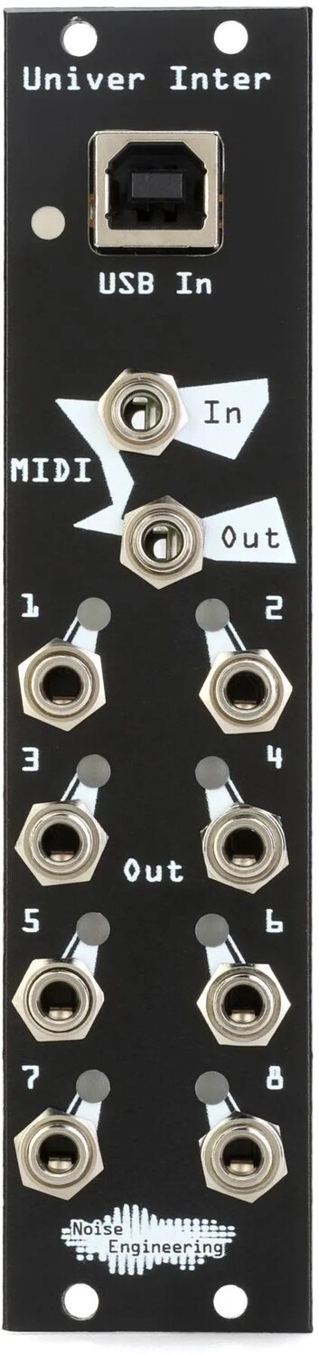 

Новый конвертер MIDI-to-CV с 8 выходами Univer Inter Chainable и интерфейс USB MIDI