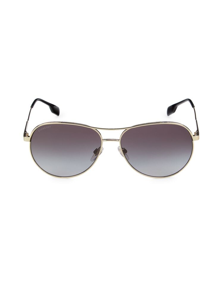 

Солнцезащитные очки-авиаторы 59MM Burberry, золото