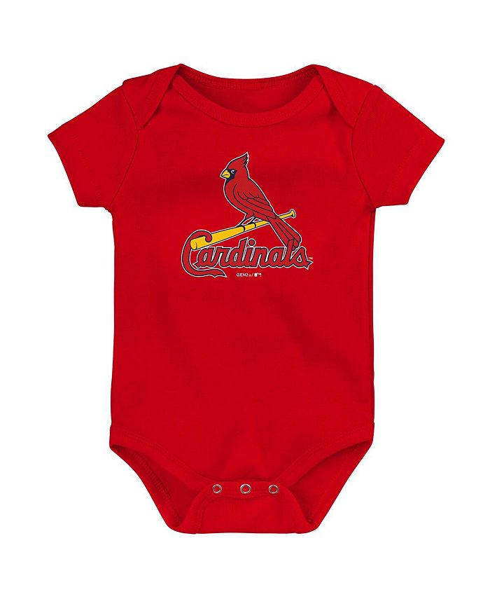 Красный боди с логотипом основной команды St. Louis Cardinals для новорожденных Outerstuff, красный