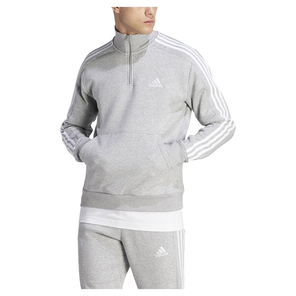 

Толстовка adidas Sportswear Essentials Fleece 3 Stripes, серый