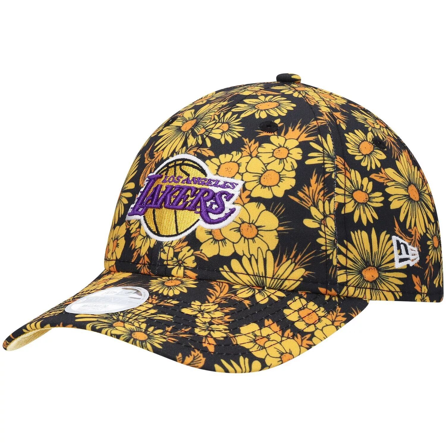 

Женская регулируемая кепка New Era Gold Los Angeles Lakers Blossom 2.0 9TWENTY New Era