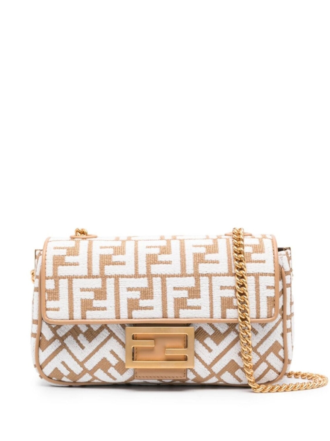 

FENDI сумка через плечо миди Baguette, белый
