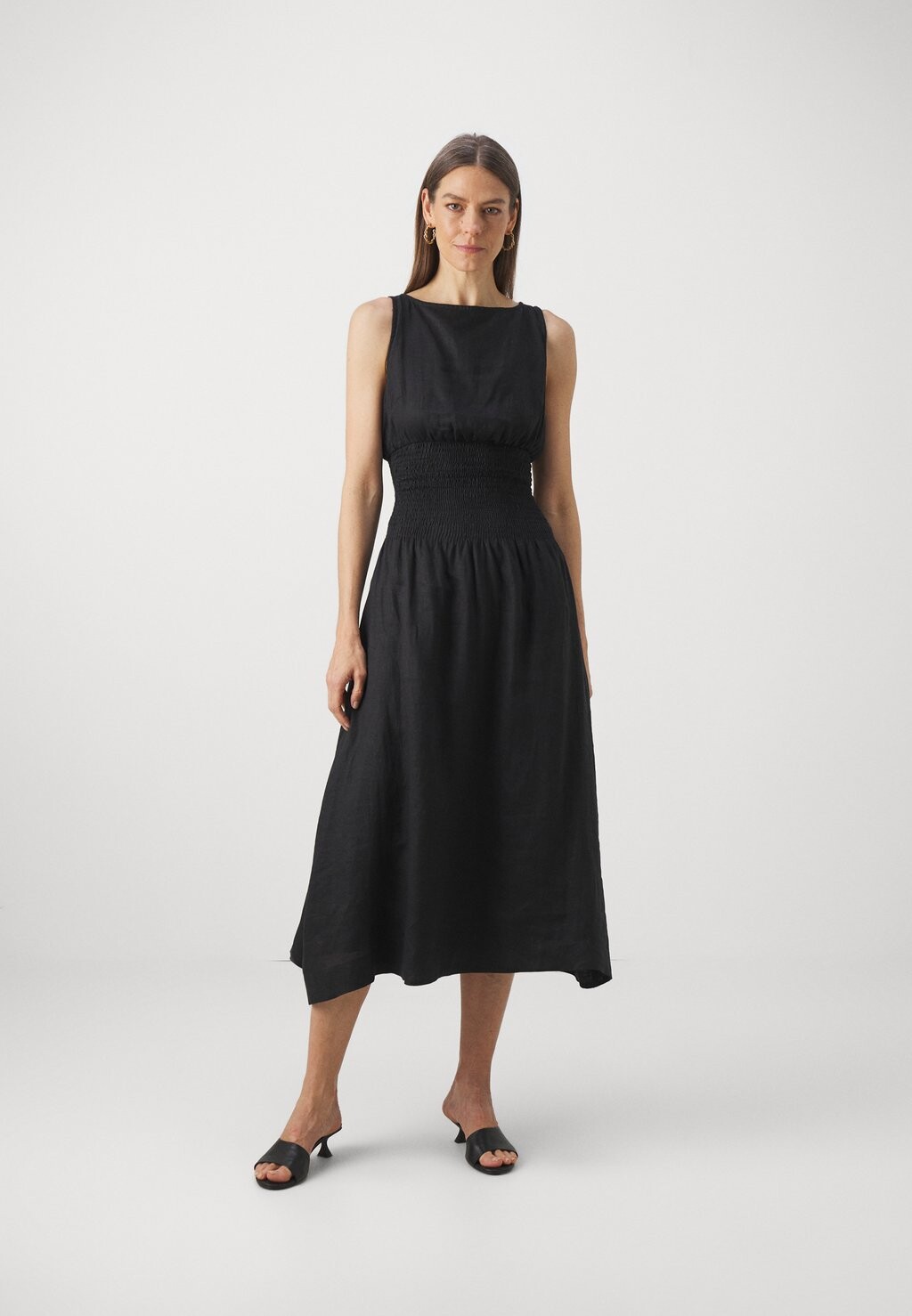 

Дневное платье LA CANELLA MIDI DRESS Faithfull the brand, черный