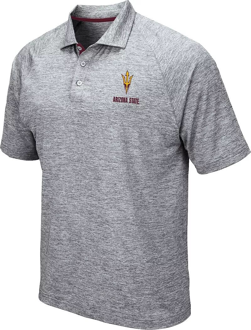 

Colosseum Мужская серая рубашка-поло на танкетке State Arizona Sun Devils