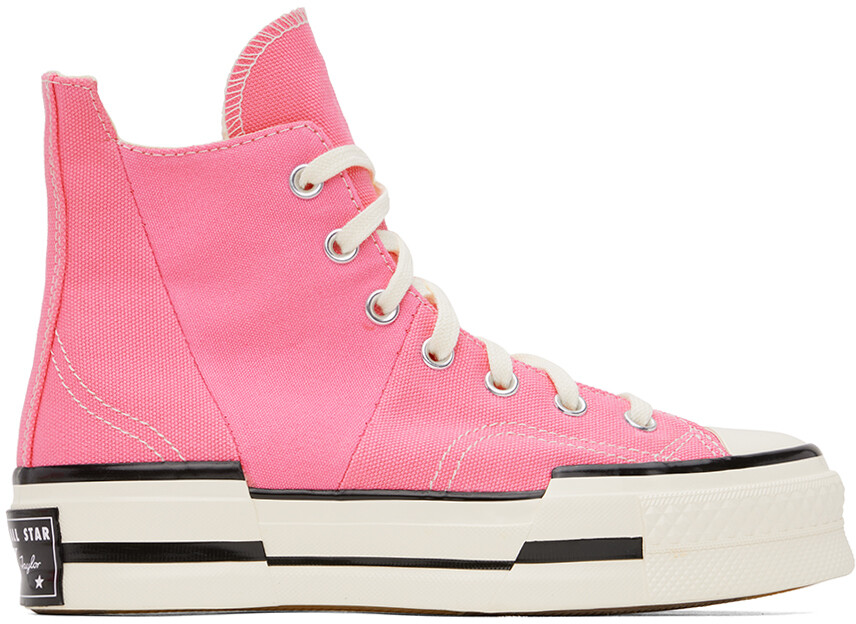 

Розовые кроссовки Chuck 70 Plus Converse, цвет Pink/Egret/Black