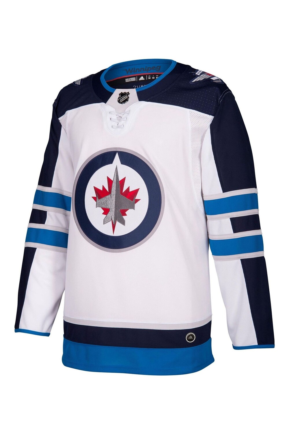

Выездная футболка Winnipeg Jets Adizero Authentic Pro adidas, белый