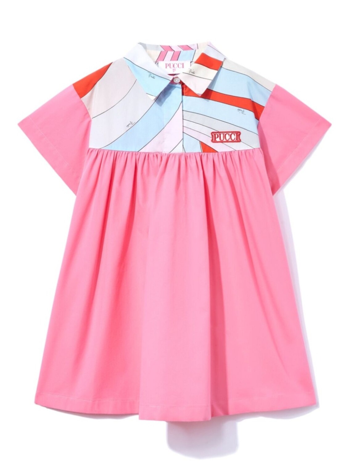 

PUCCI Junior платье с принтом «Ирида», розовый