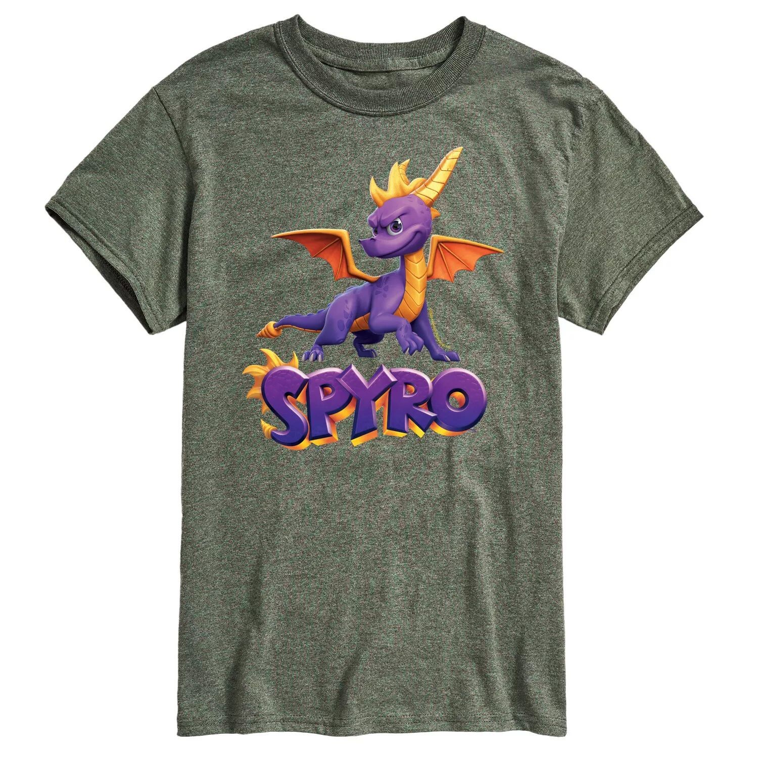 

Мужская футболка Spyro Pose и логотипом Licensed Character