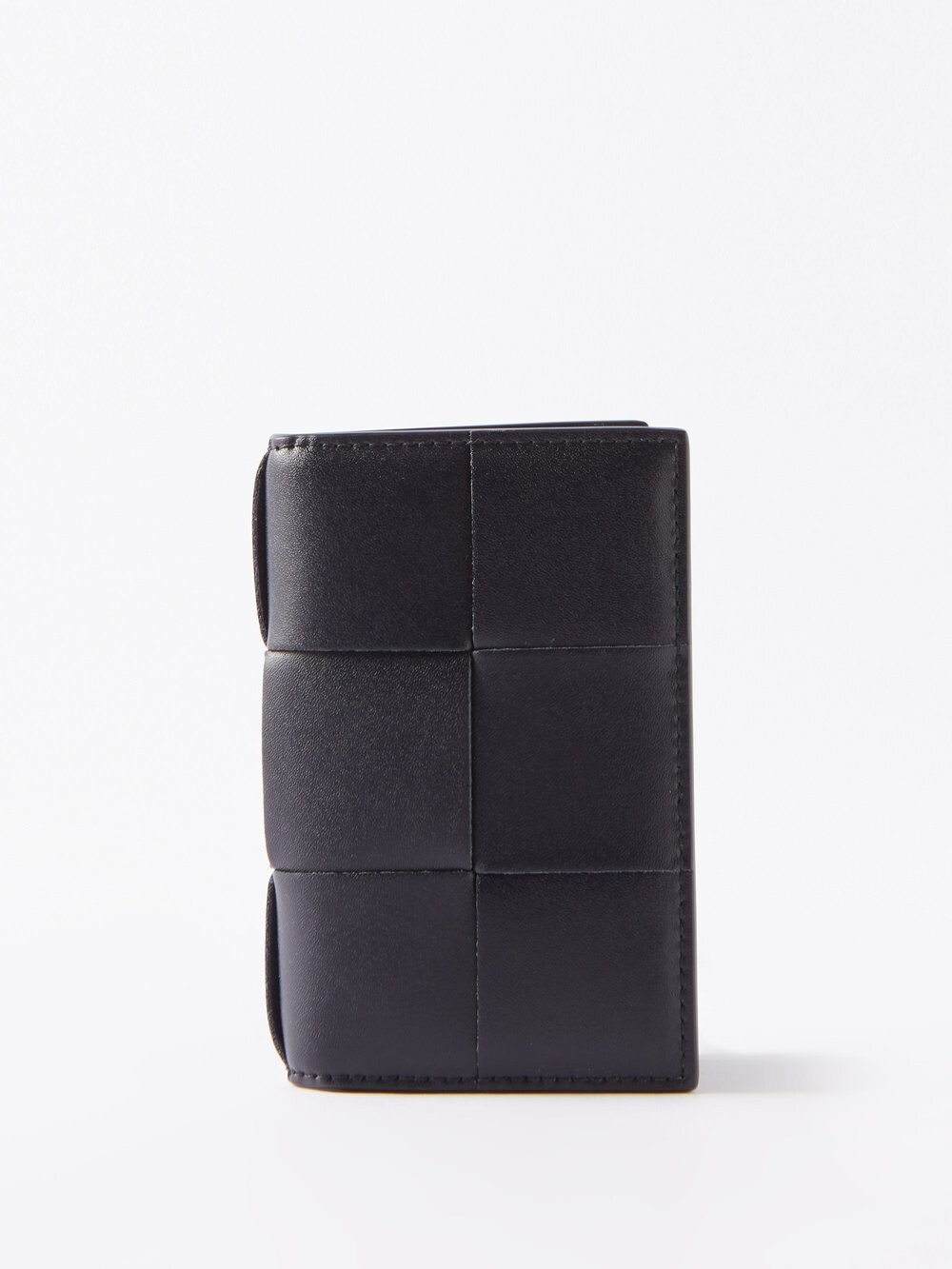 

Визитница urban cassette из кожи intrecciato Bottega Veneta, синий