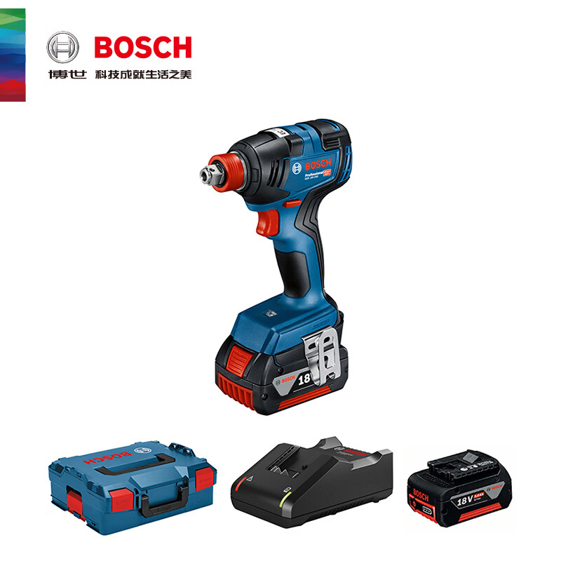 Шуруповерт Bosch GDX18V-200 + аккумулятор 4.0Ah, зарядное устройство