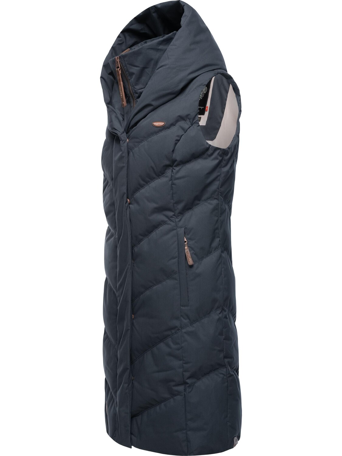 

Утепленный жилет ragwear Natalka Vest, темно синий, Серый