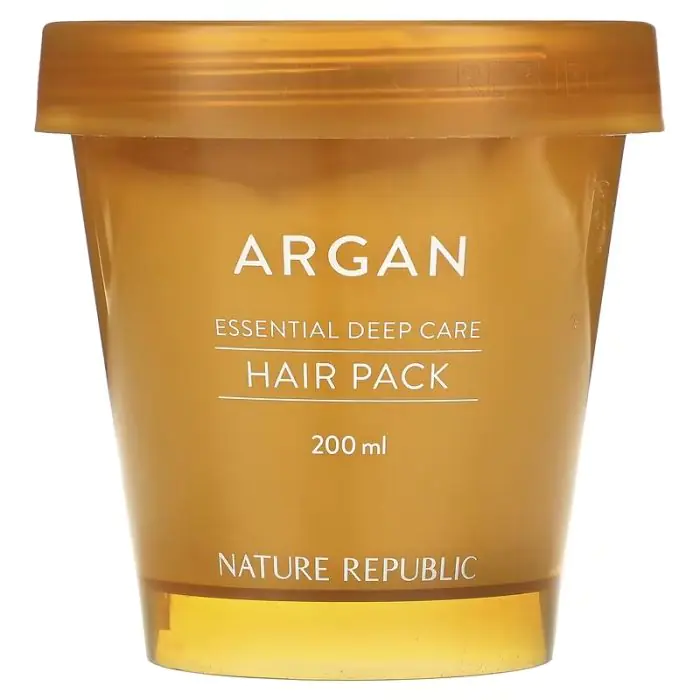 

Масло для волос argan essential pack de cuidado profundo para el cabello Nature Republic, объем 200 мл