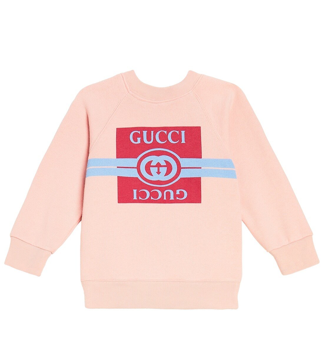 

Толстовка из хлопкового джерси с логотипом baby Gucci Kids, розовый
