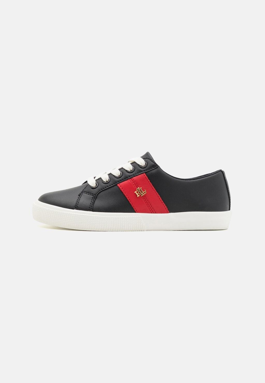 

Кроссовки Lauren Ralph Lauren JANSON LACE, цвет black/martin red, Черный