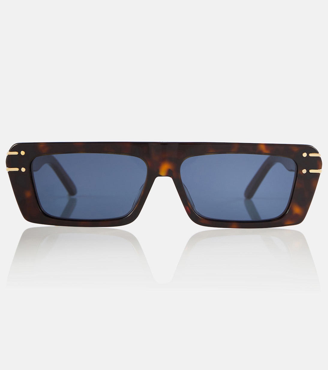 Солнцезащитные очки DiorSignature S2U черепаховой расцветки Dior Eyewear, коричневый