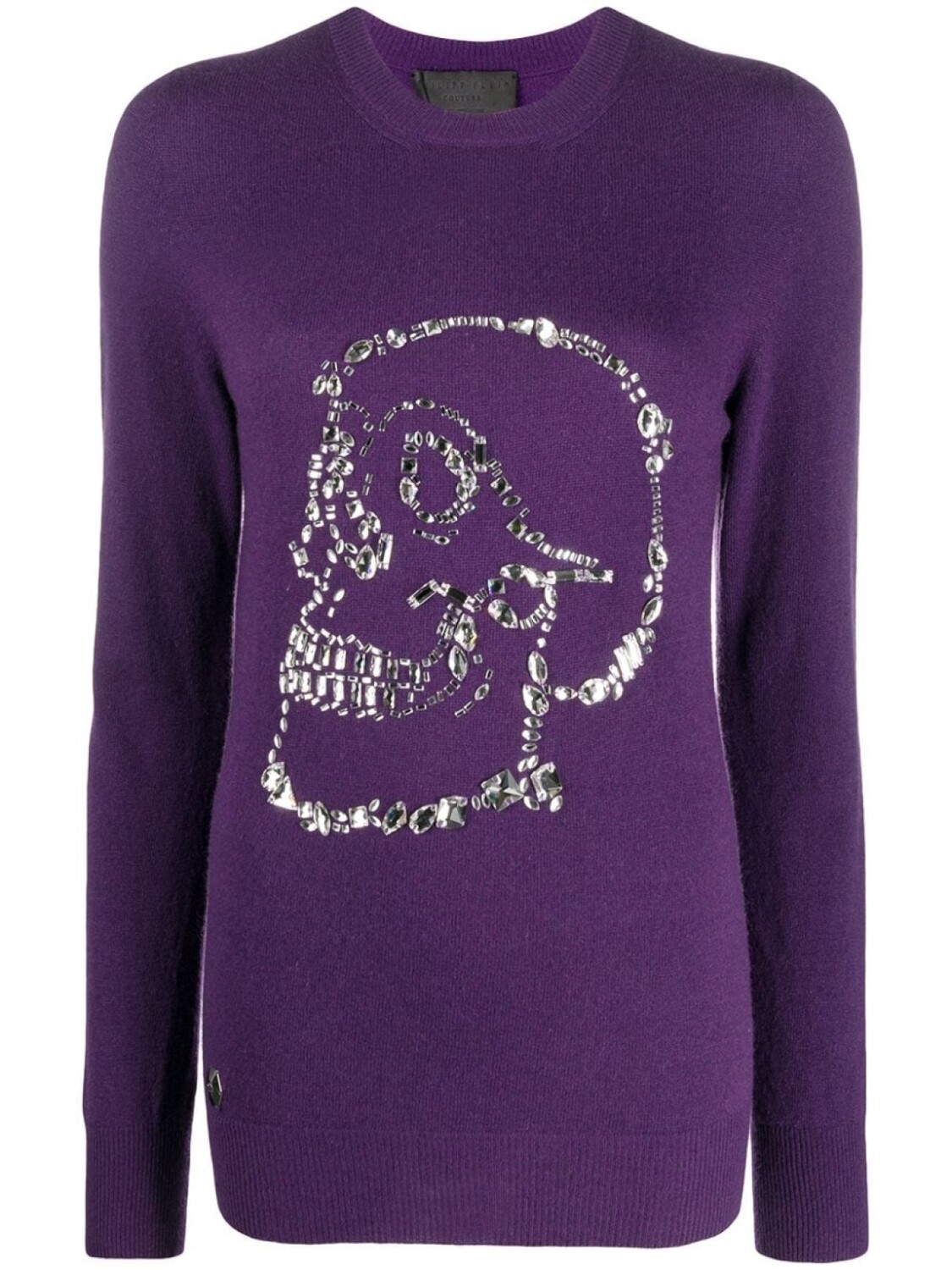 

Philipp Plein декорированный джемпер Look At Me, фиолетовый