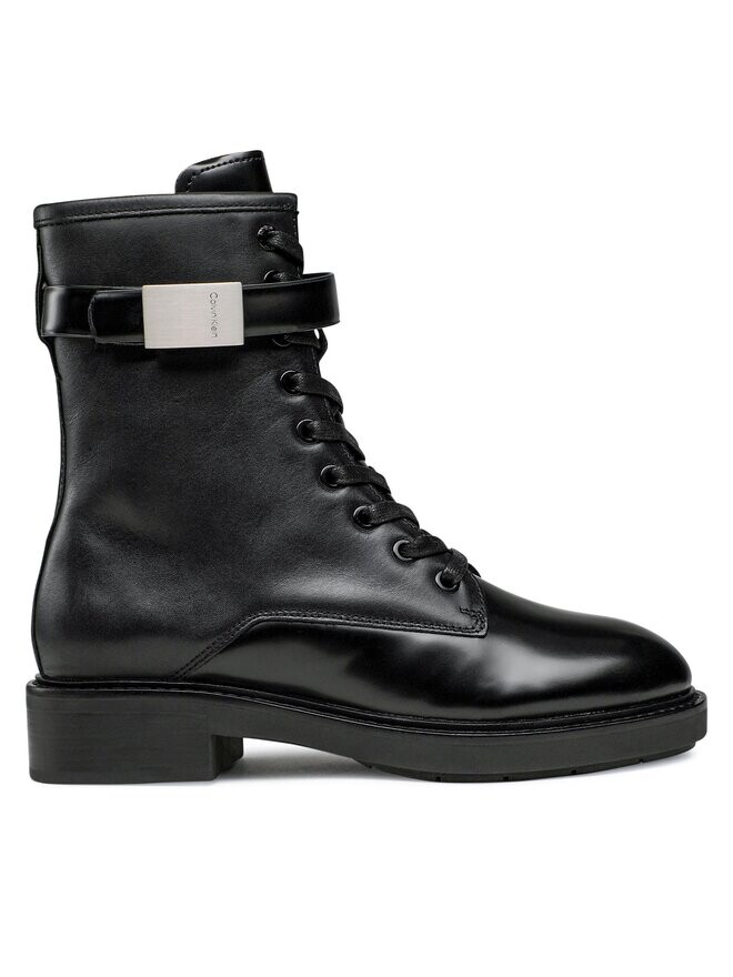 

Ботинки на плоской подошве Combat Boot W/Hw Calvin Klein, черный