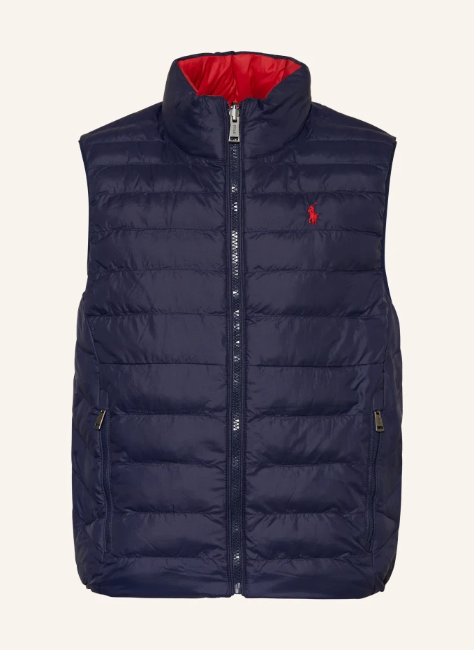 

Двусторонний стеганый жилет Polo Ralph Lauren, синий