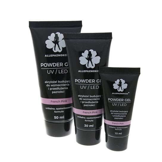 

Акриловый гель French Pink, 50 мл AlleNaznokcie, Powder Gel, AllePaznokcie
