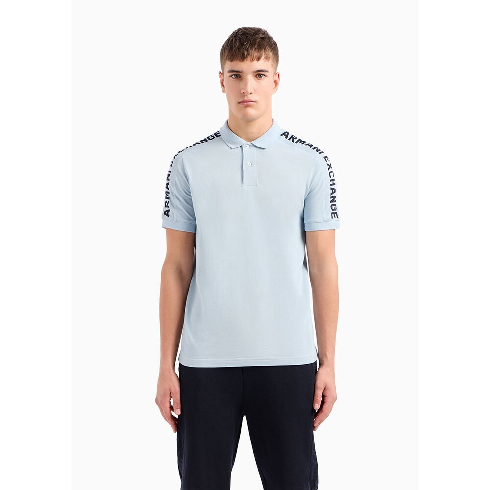 

Поло Armani Exchange 3DZFLA_ZJM5Z, синий