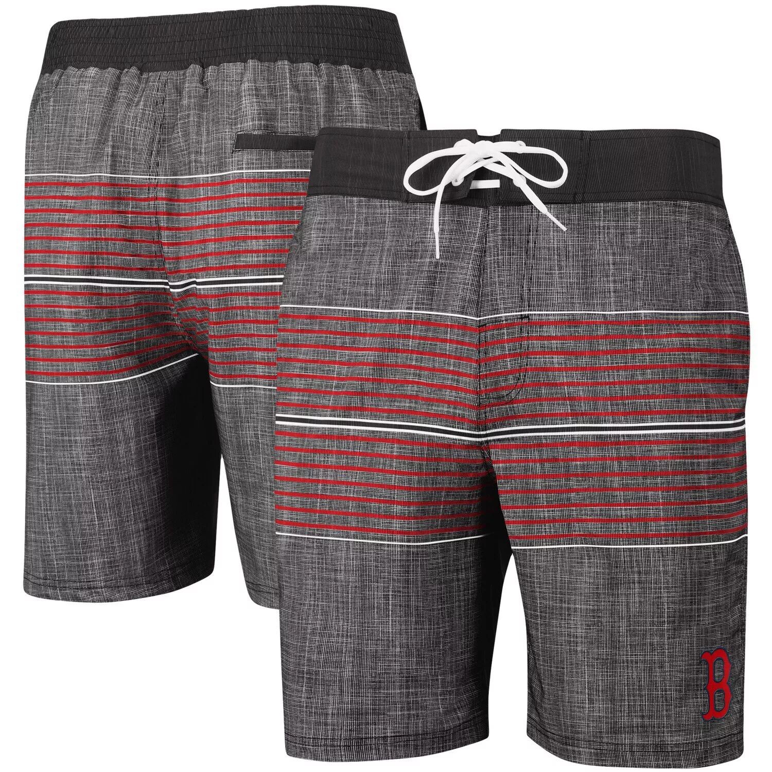 

Мужские плавки для волейбола G-III Sports от Carl Banks Charcoal Boston Red Sox Horizon Volley