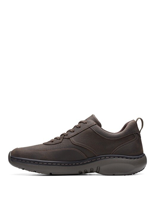 

Кожаные темно-коричневые мужские повседневные туфли Clarks, Коричневый