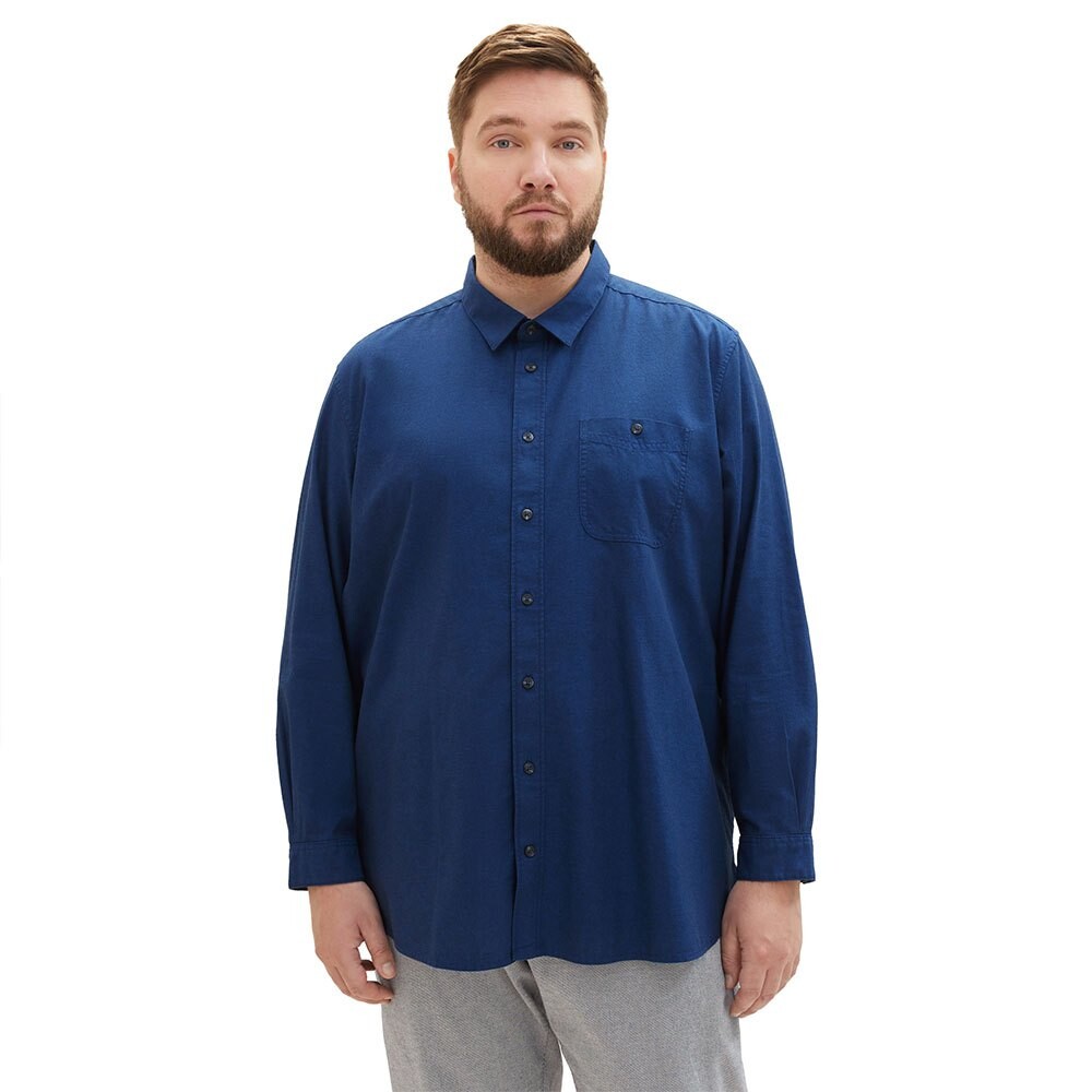 

Рубашка Tom Tailor 1039927 Plus Chambray, синий