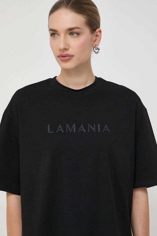 

Хлопковая футболка La Mania, черный