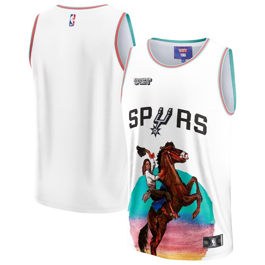 

Джерси KidSuper San Antonio Spurs, белый