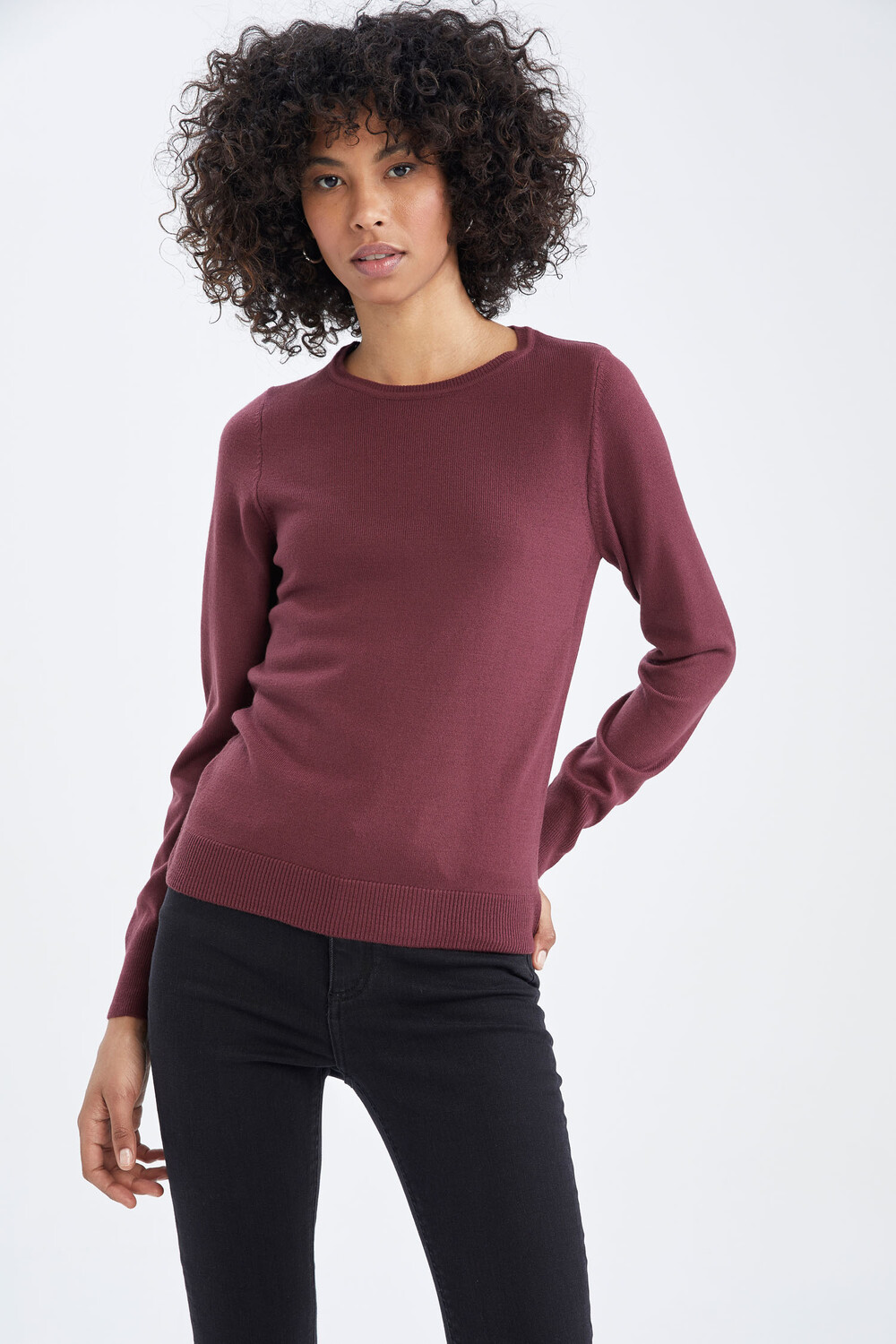 

Свитер DeFacto Strick REGULAR FIT, бордо