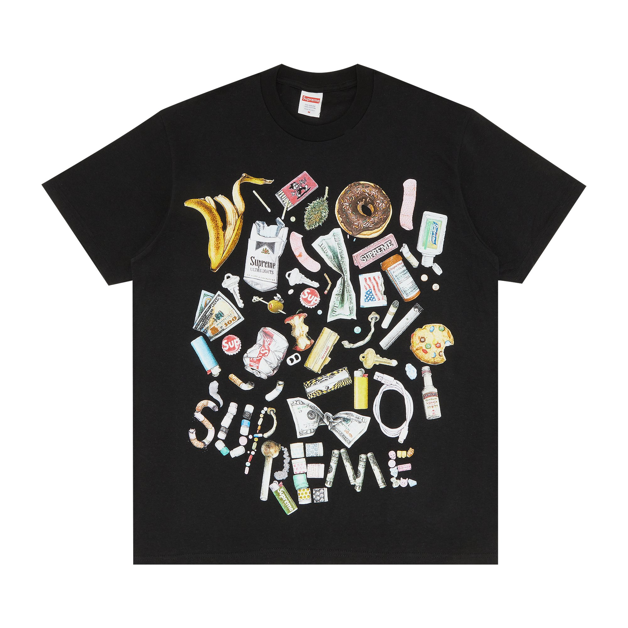 Футболка Supreme Trash, черная футболка white trash apparel kurt черная xs