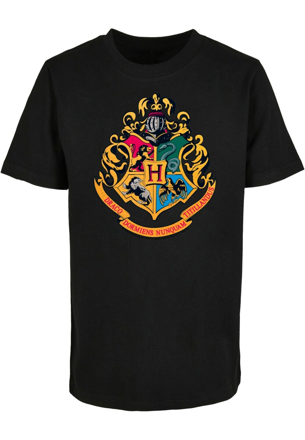 

Футболка ABSOLUTE CULT Harry Potter-- Hogwarts Crest Gold, черный
