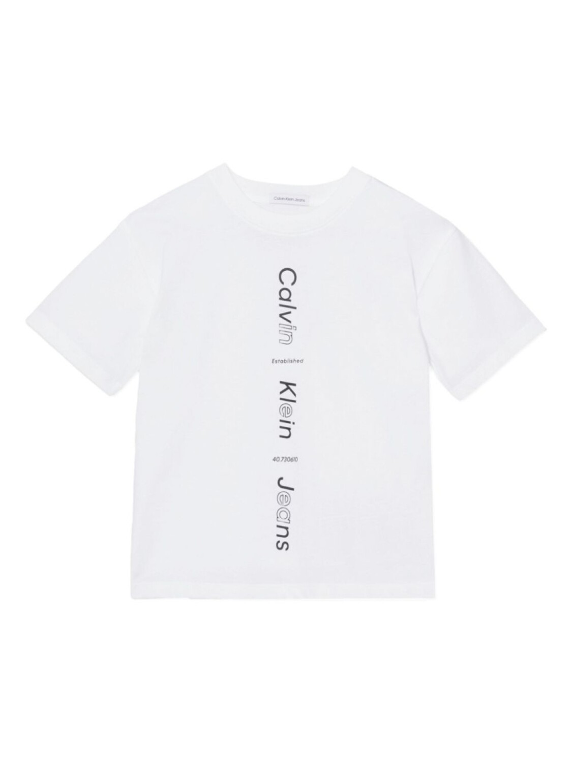 

Футболка с логотипом Calvin Klein Kids, белый