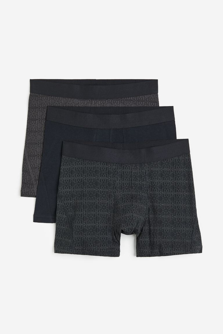 

Комплект из 3 хлопковых боксеров Xtra Life H&M