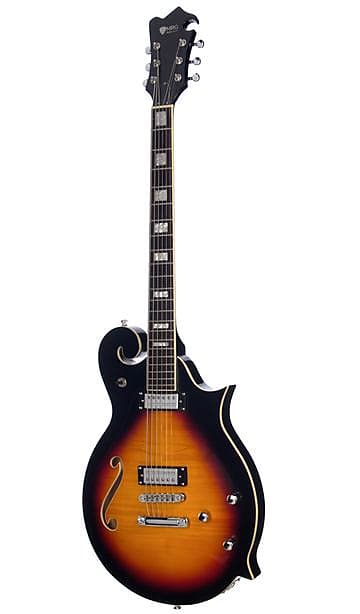 Электрогитара Eastwood Tone Chambered Mahogany Maple Top Body Maple Neck 6-String Baritone Electric Guitar w/Bag
