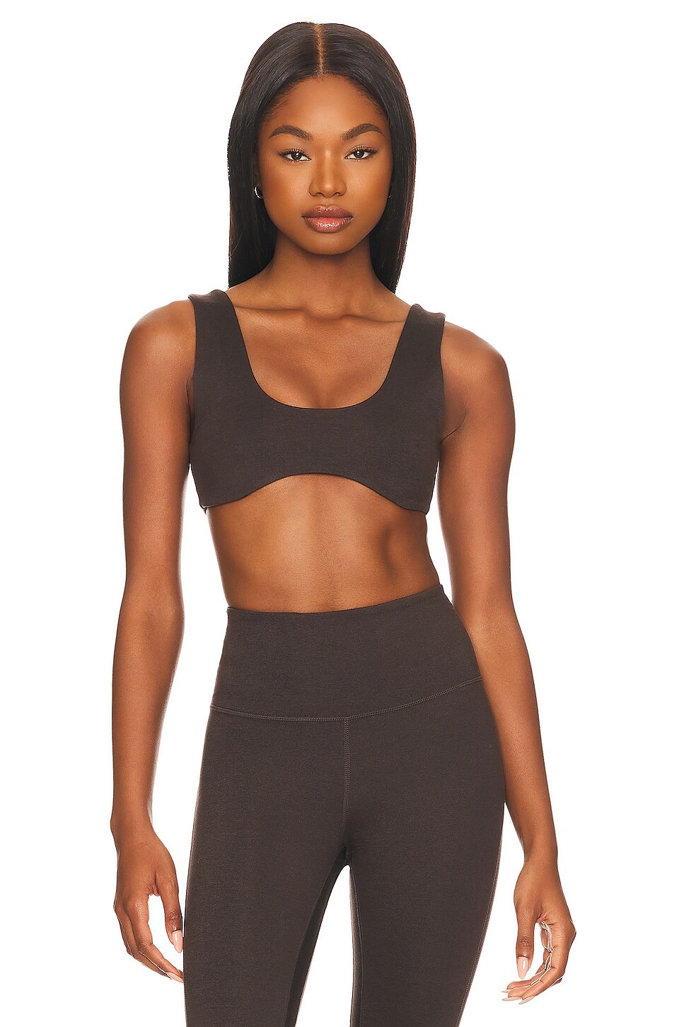 

Бюстгальтер WellBeing + BeingWell LoungeWell Skye Sports, цвет Chocolate Brown