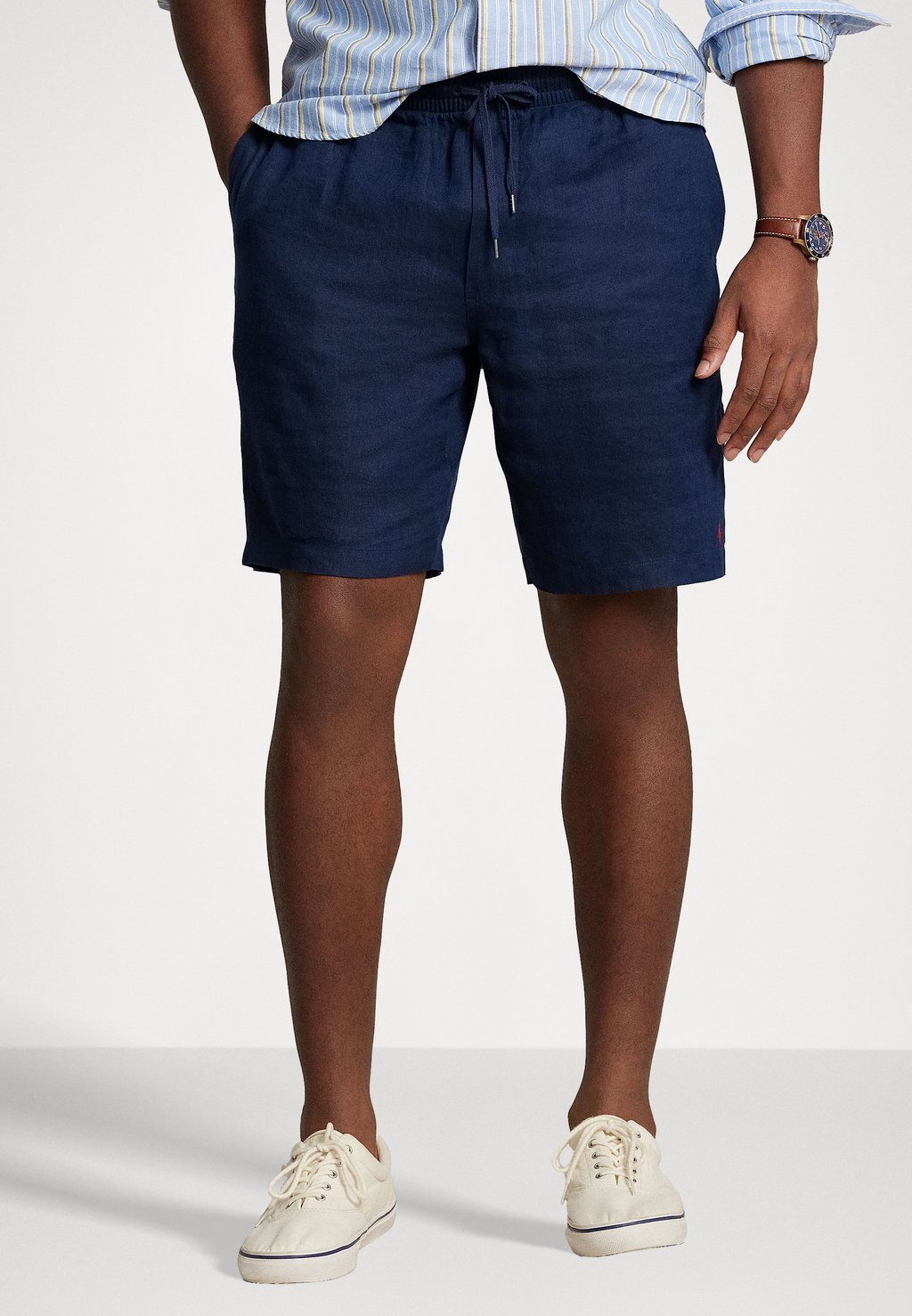 Шорты PREPSTERS Polo Ralph Lauren Big & Tall, военно-морской детские брюки 134 176 см polo ralph lauren темно синий