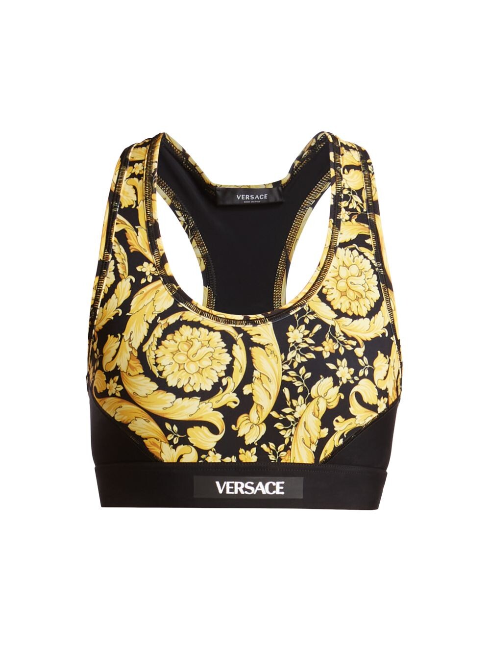 

Спортивный бюстгальтер Barocco Versace, черный