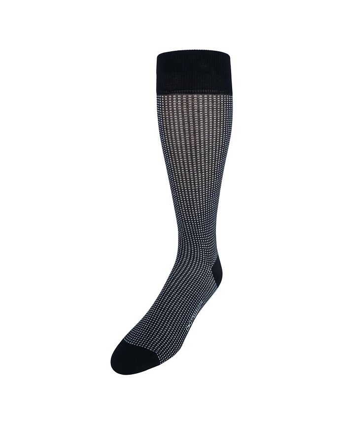 Носки до середины икры из мерсеризованного хлопка с дизайном Gerald Box TRAFALGAR, черный носки до середины икры digital tabi носки с двумя пальцами нескользящие стильные дышащие