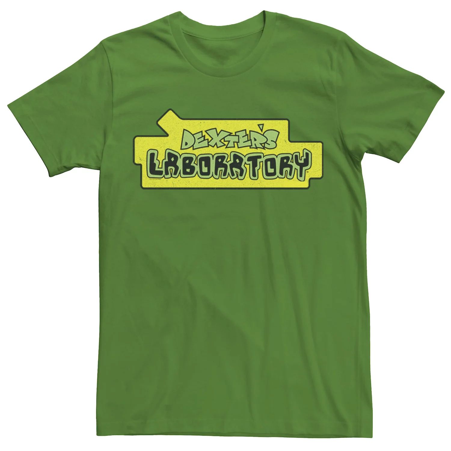 Мужская футболка с оригинальным логотипом Dexter's Laboratory Licensed Character