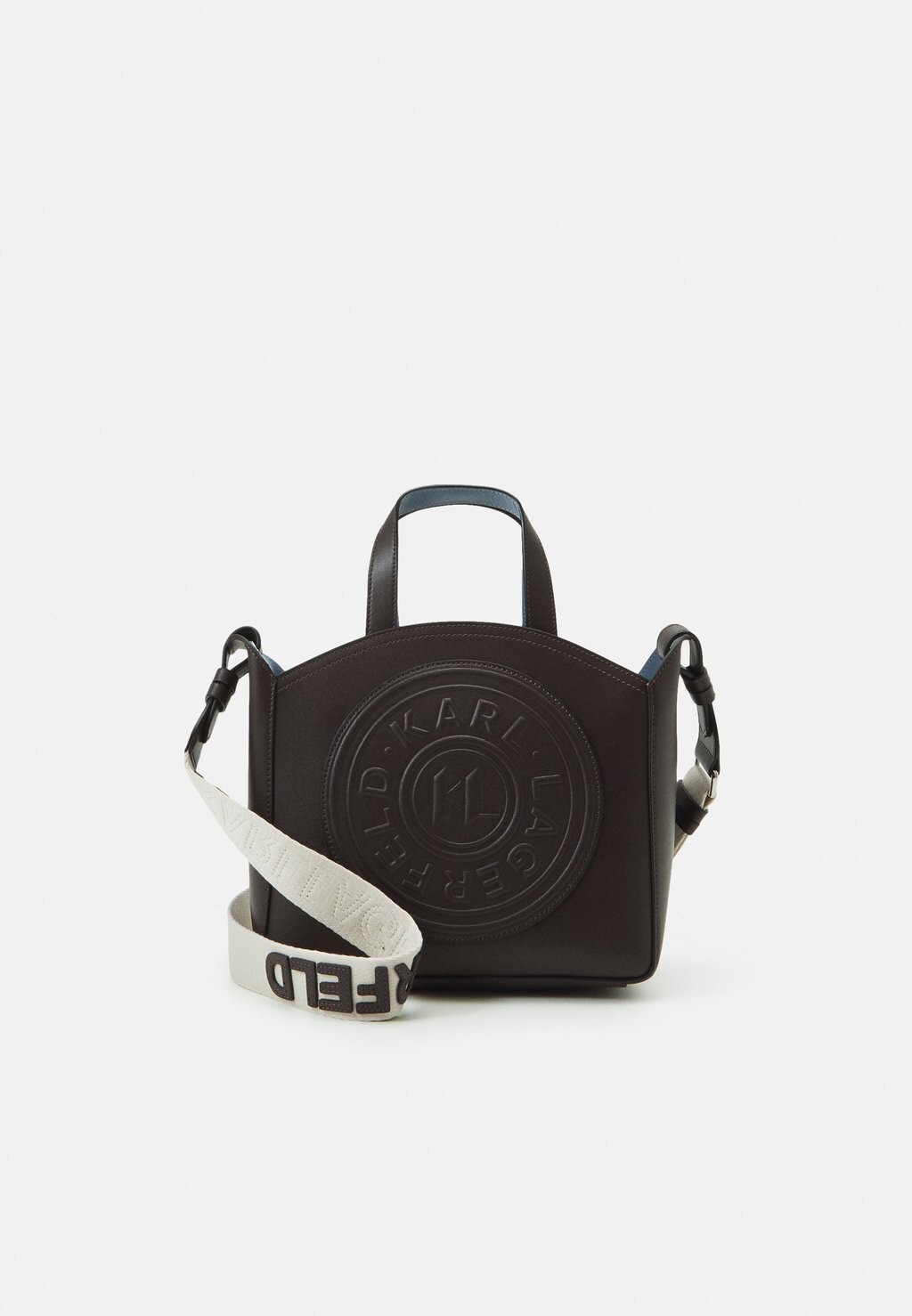 

Сумочка CIRCLE TOTE PATCH KARL LAGERFELD, табак