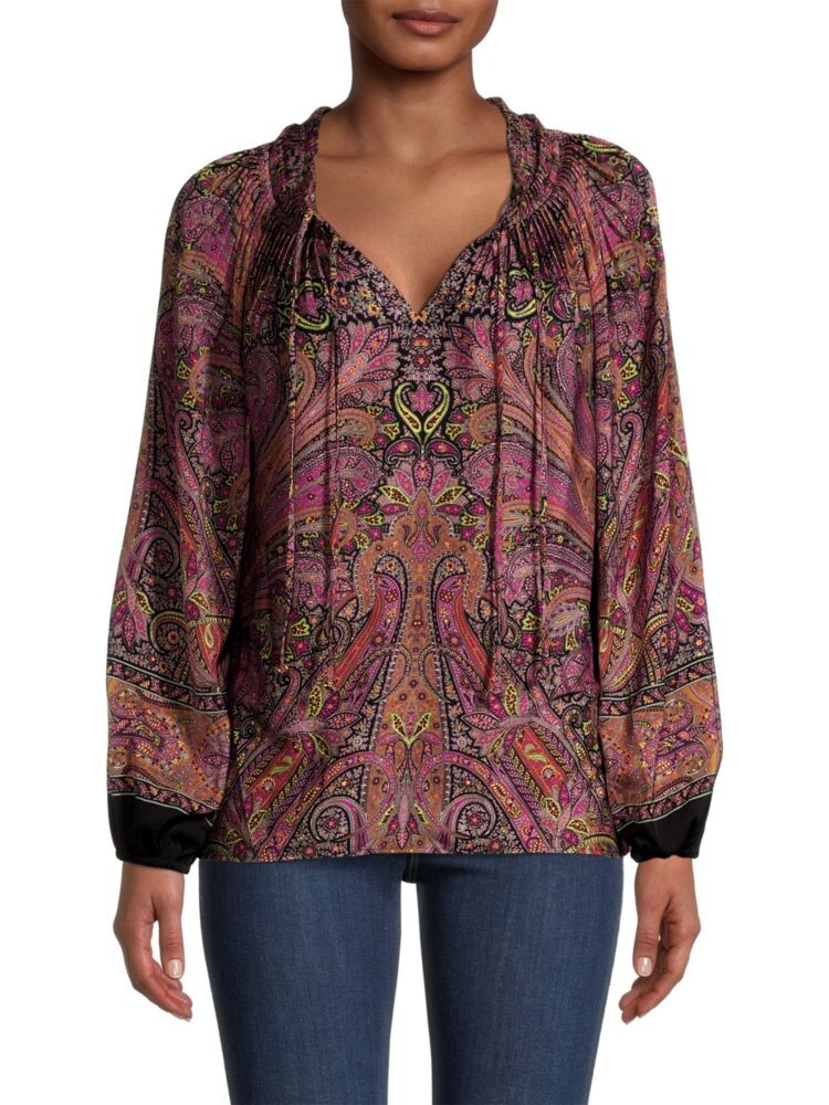 

Блузка Jody с пейсли Kobi Halperin, цвет Pink Multicolor