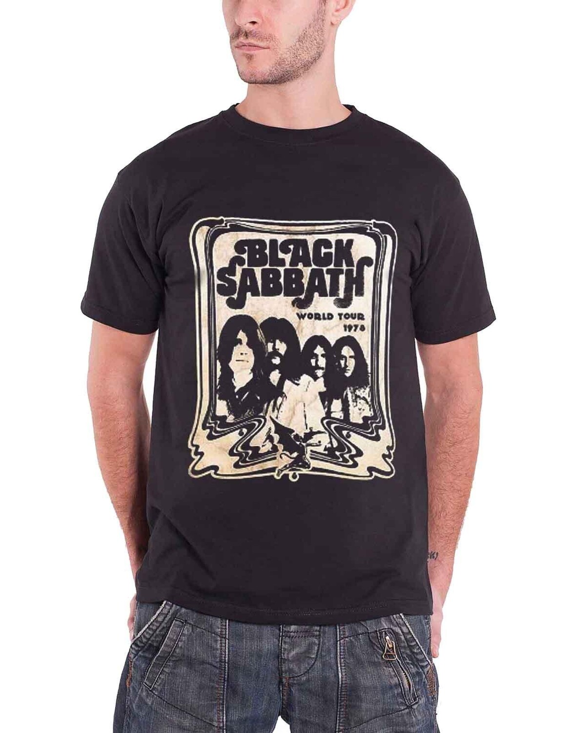 

Футболка World Tour 78 Group Shot Black Sabbath, черный
