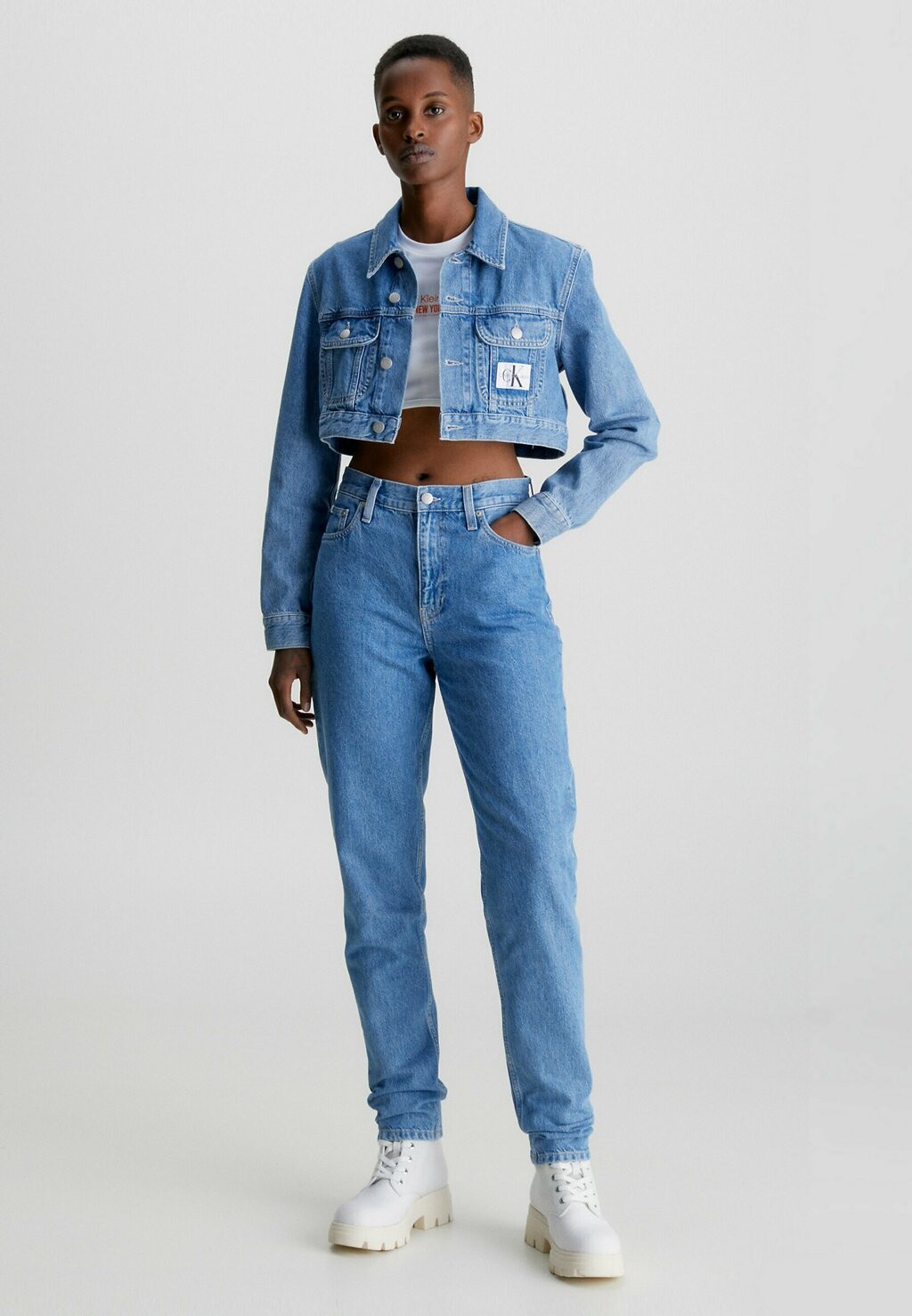 

Ботинки на шнуровке Calvin Klein, белый