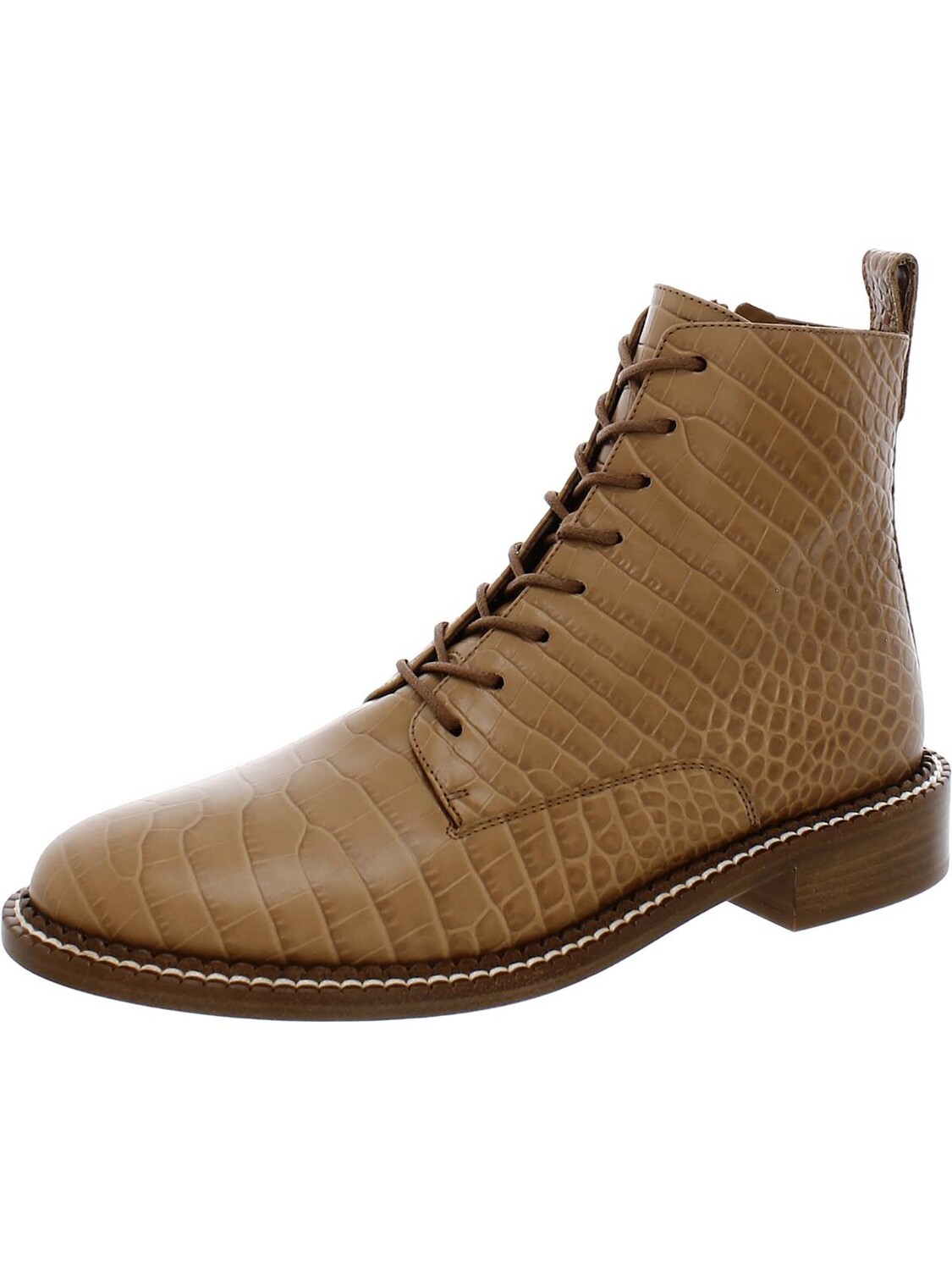 

Женские армейские ботинки Cabria на молнии и шнуровке Vince, цвет Tan Leather