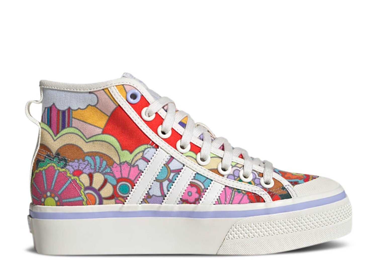 

Кроссовки adidas Wmns Nizza Platform Mid 'Floral', разноцветный
